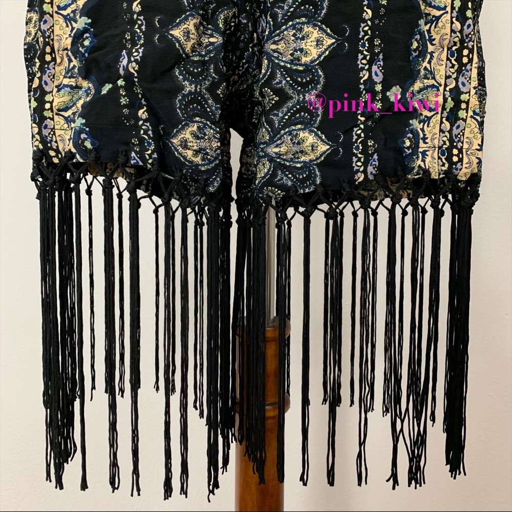 Cleobella Mia Printed Fringe Romper - Picture 4 of 12